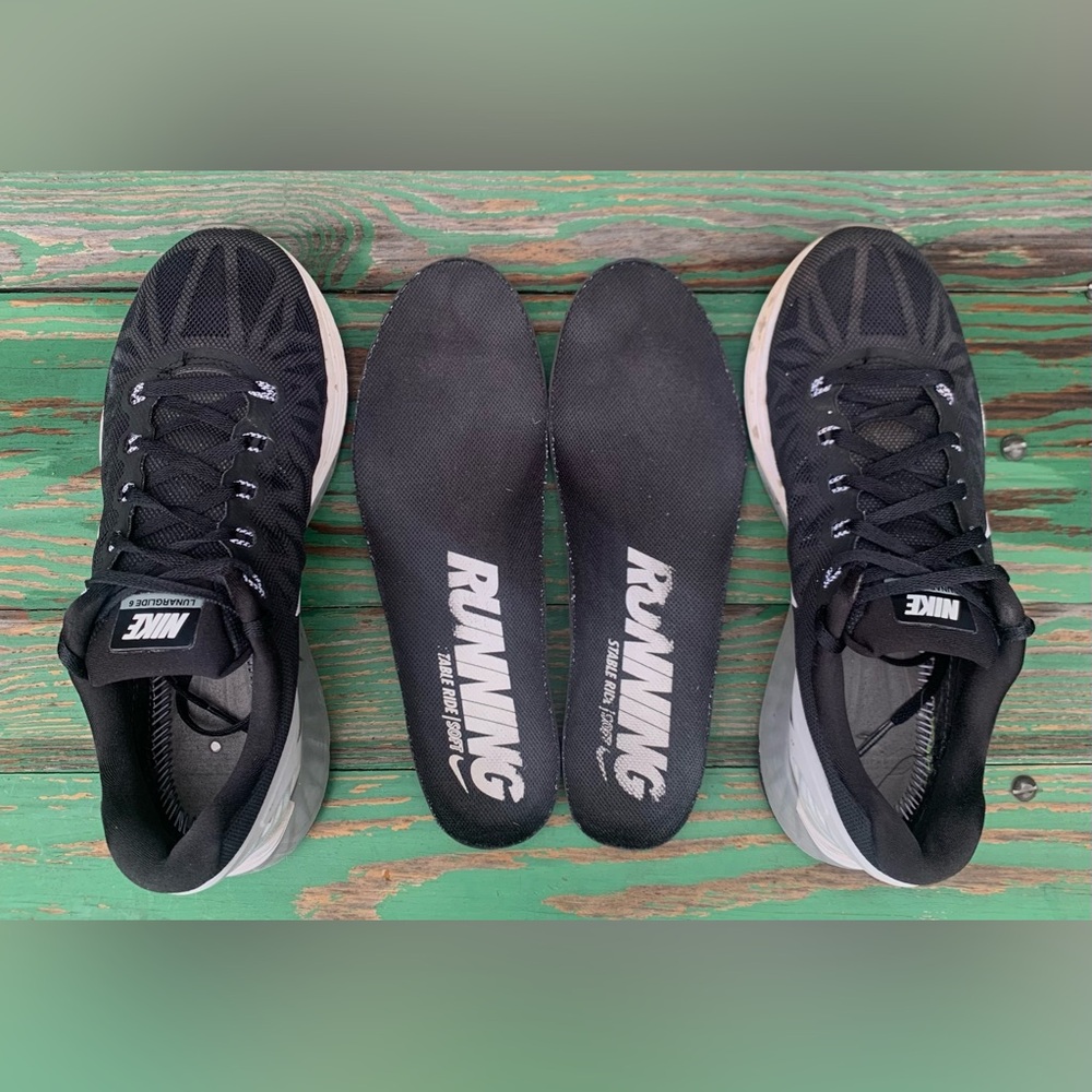 NIKE Womens Sz 8 Shoes Lunarglide 6 Sneaker 654434-001 Dynamic Support Running - Picture 3 of 16